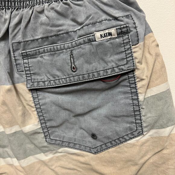 Katin USA America’s Surf Co Mesh Lined Swim Trunks Board Shorts Men’s Size LG - Picture 6 of 7